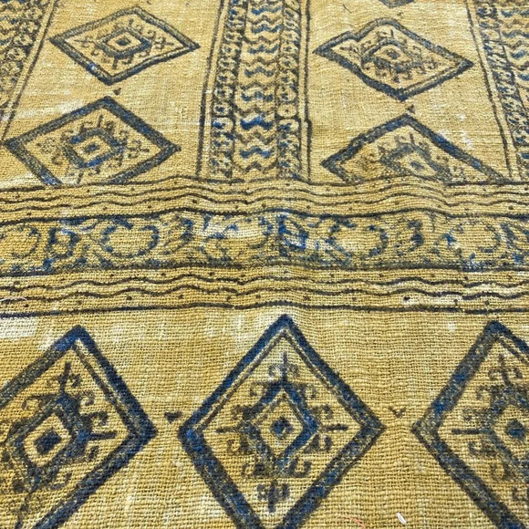 Cotton Throw Blanket Hand Block Printed - Picture 7 of 16